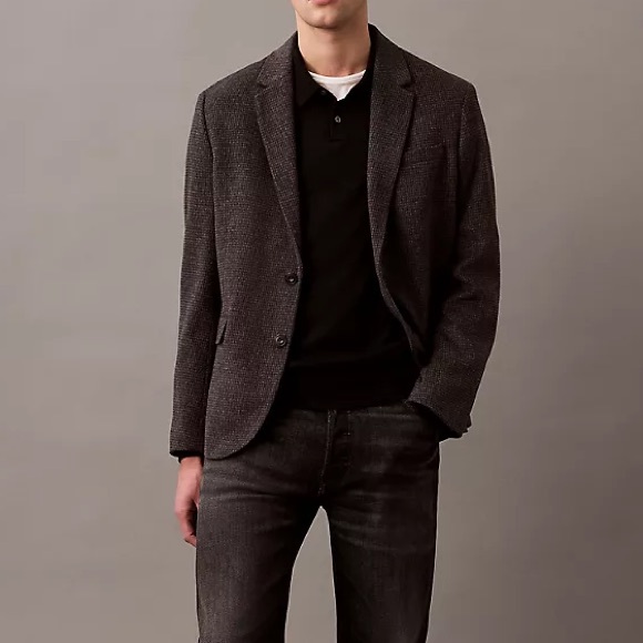 Calvin Klein Men's Wool Blend Slim Blazer XXL - Picture 3 of 7